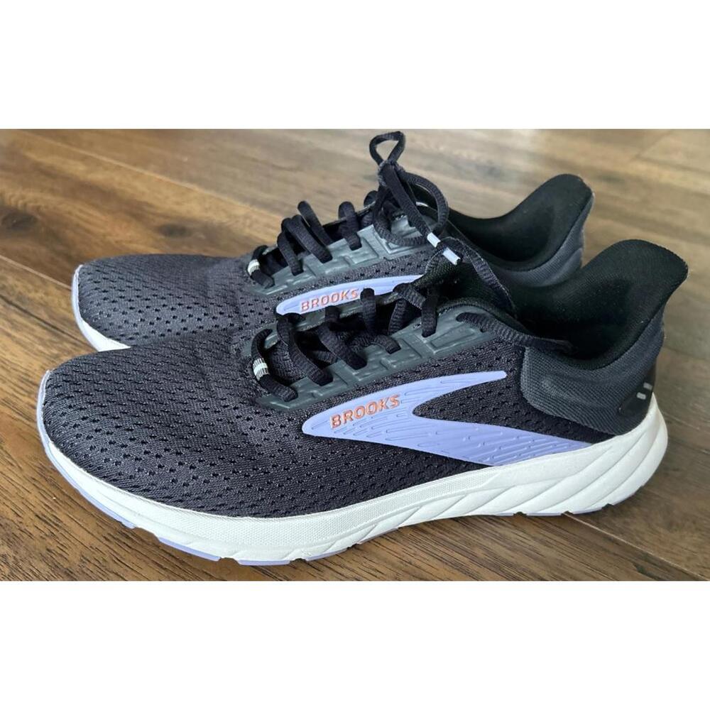 Brooks Anthem 6 Women’s Size 10B Black Lavender Road Running Sneakers Shoes - Picture 2 of 11